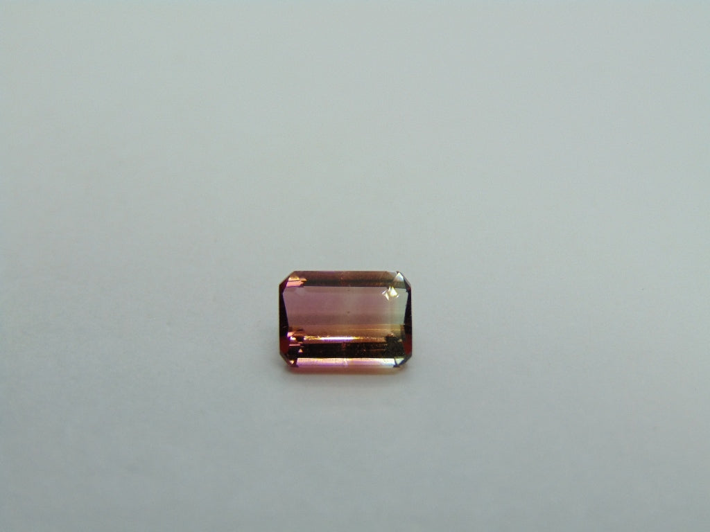 1.65ct Turmalina Bicolor 6x8mm