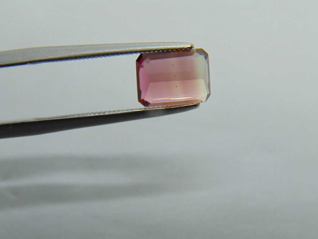 1.65ct Turmalina Bicolor 6x8mm