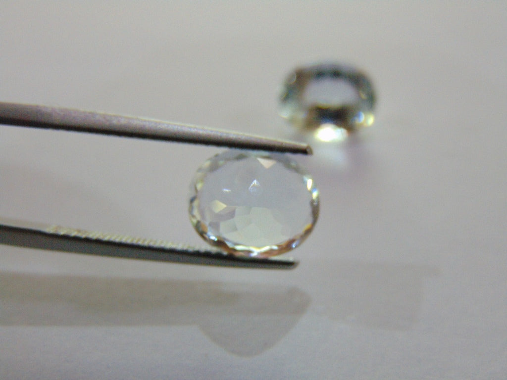 5.40ct Aquamarine Pair 13x10mm