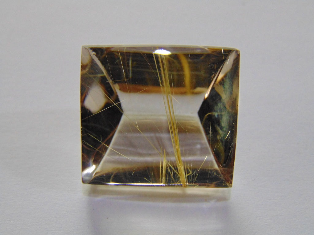 61.30ct Rutile Golden 25x23mm