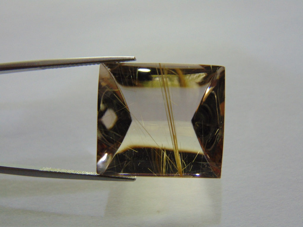 61.30ct Rutile Golden 25x23mm