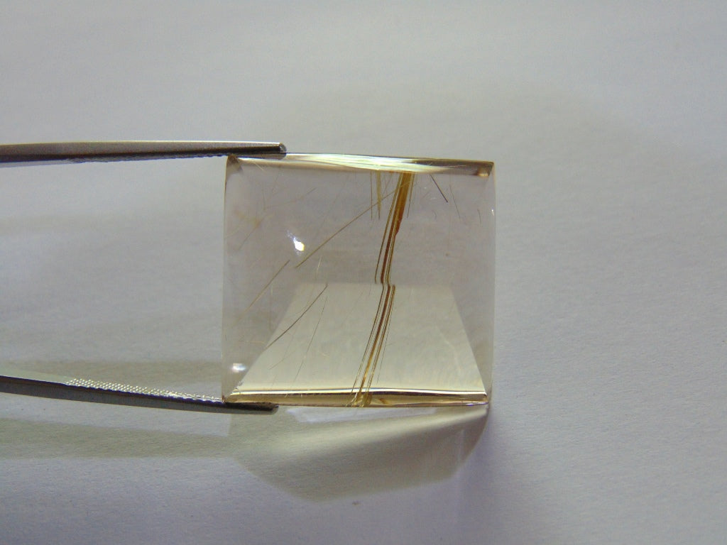 61,30ct Rutilo Dourado 25x23mm