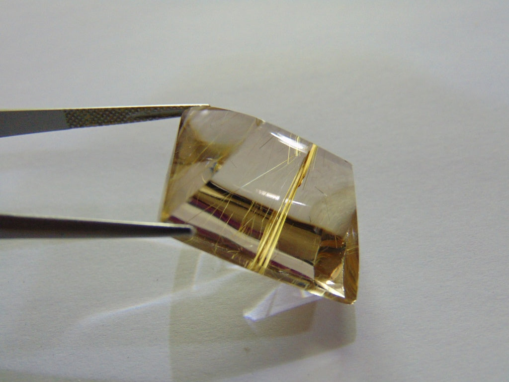 61,30ct Rutilo Dourado 25x23mm