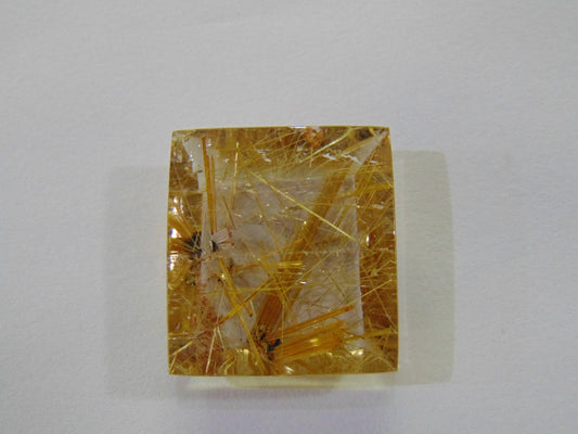 48ct Rutile Golden 25x27mm