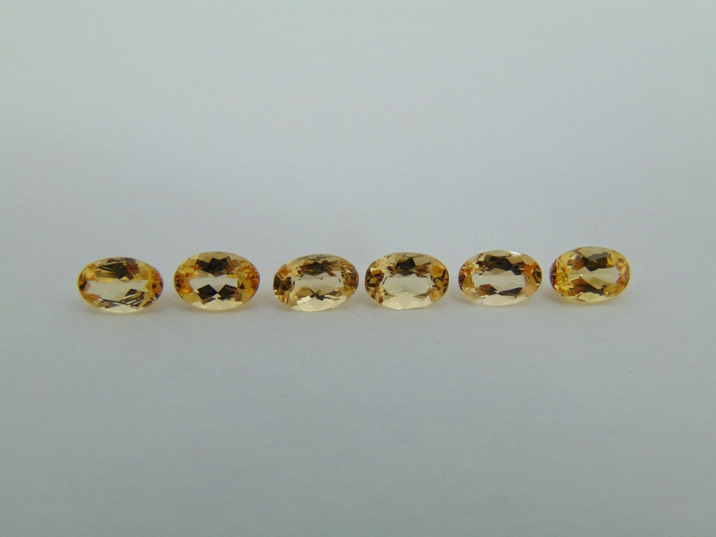 3.20ct Imperial Topaz Calibrated 6x4mm