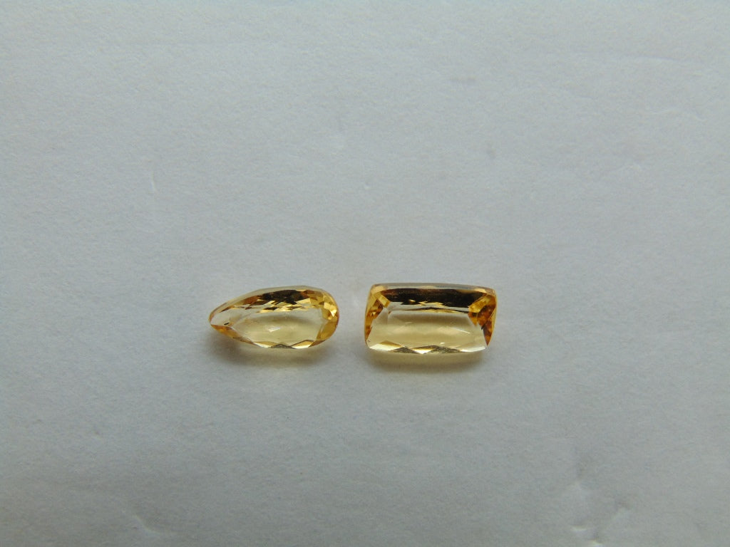 1.60ct Imperial Topaz 7x4mm 7x5mm