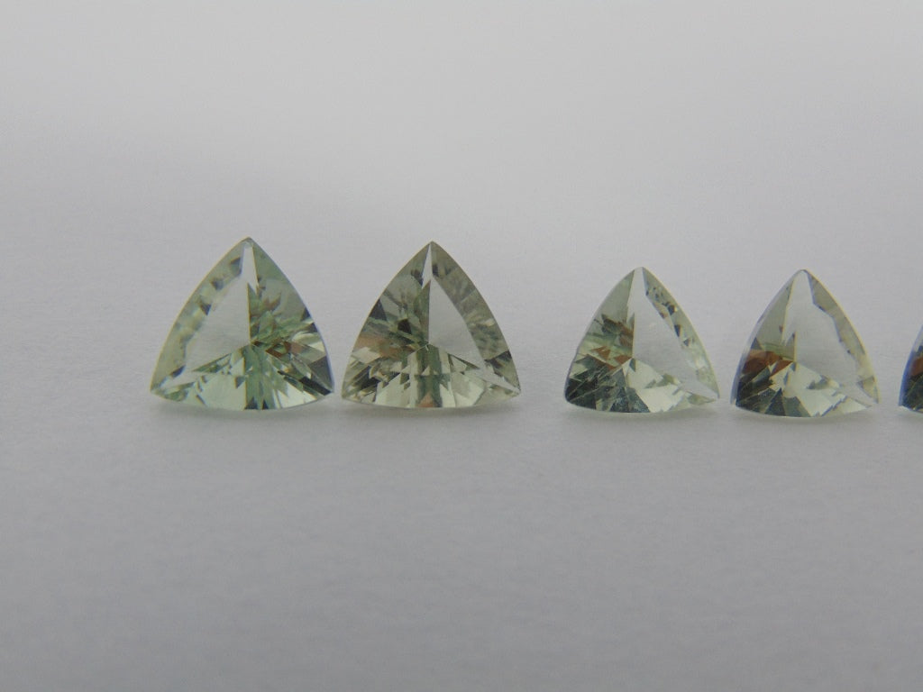 9.40cts Prasiolite (Pairs)