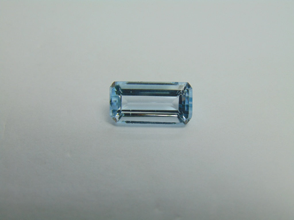 6.60ct Topázio Azul Natural 14x7mm