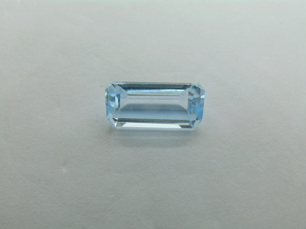 6.60ct Topázio Azul Natural 14x7mm