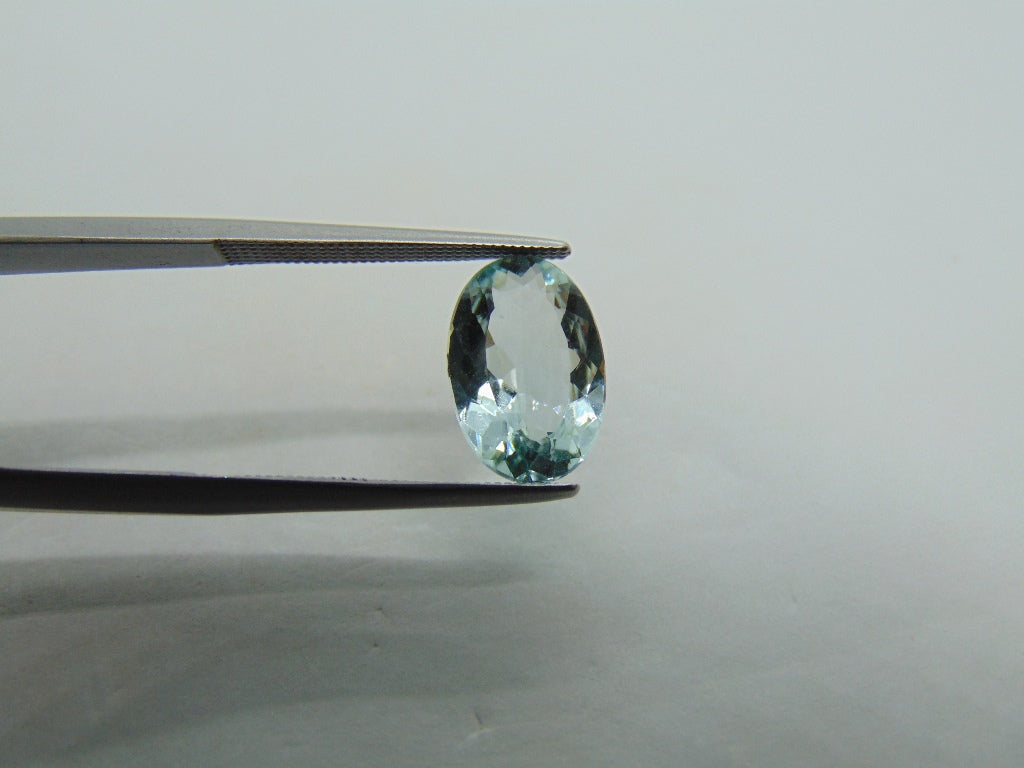 Aquamarine 2,55ct 12x8mm