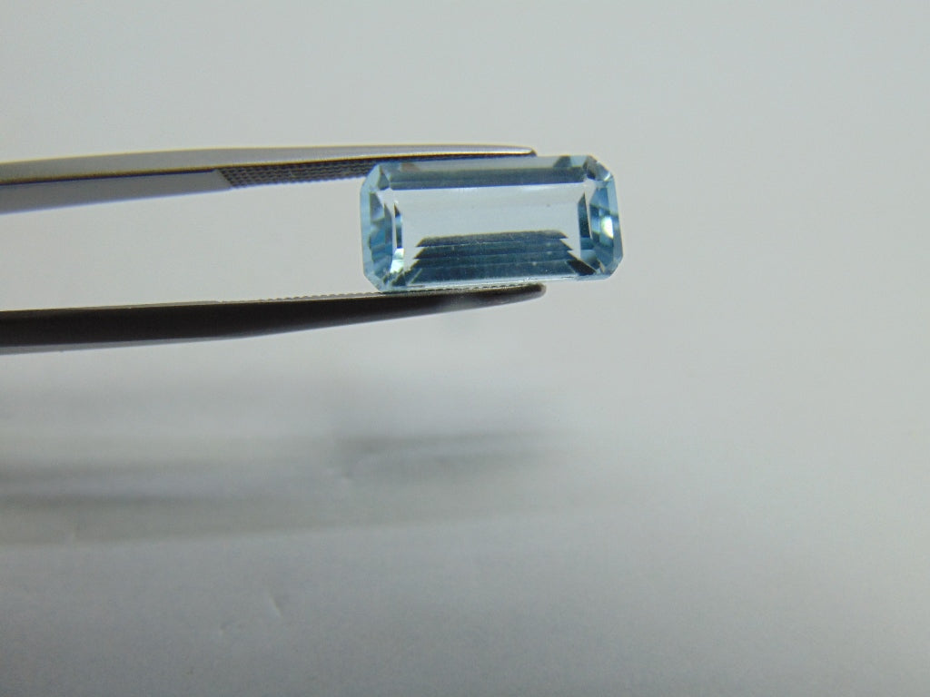 6.60ct Topázio Azul Natural 14x7mm