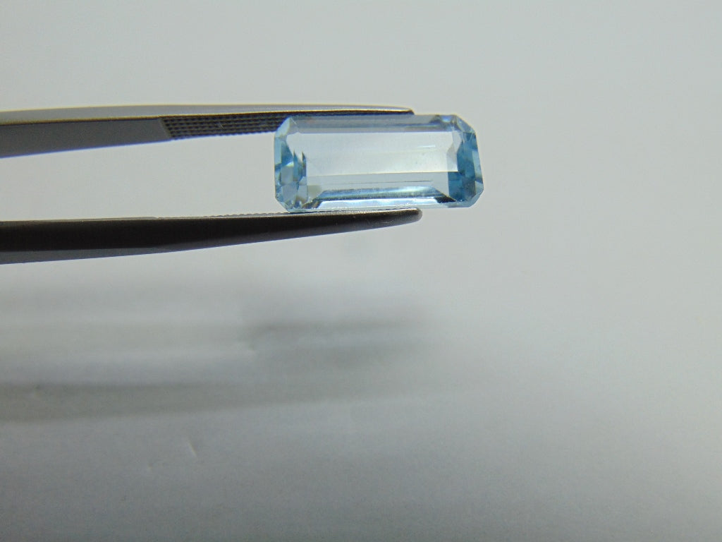 6.60ct Topázio Azul Natural 14x7mm