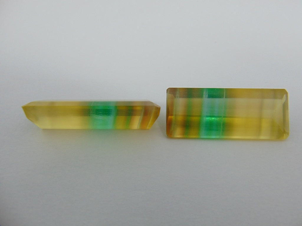 Fluorita de 86,20 cts (par)