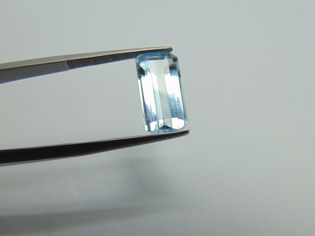 6.60ct Topázio Azul Natural 14x7mm