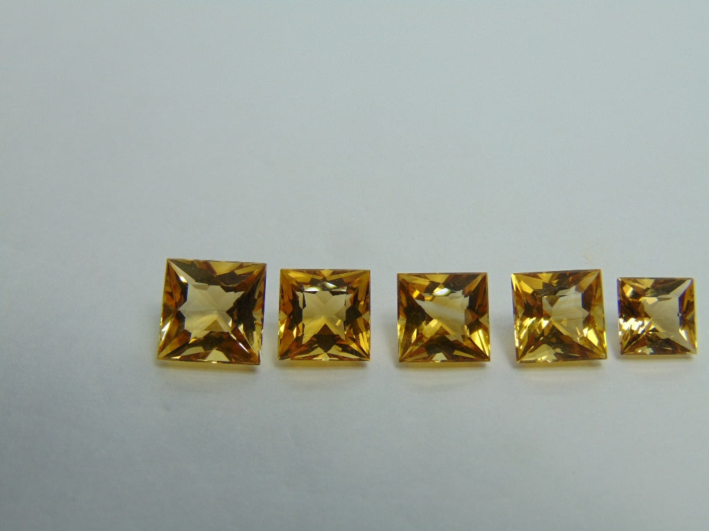 9.30ct Citrine Calibrated 6mm 8mm