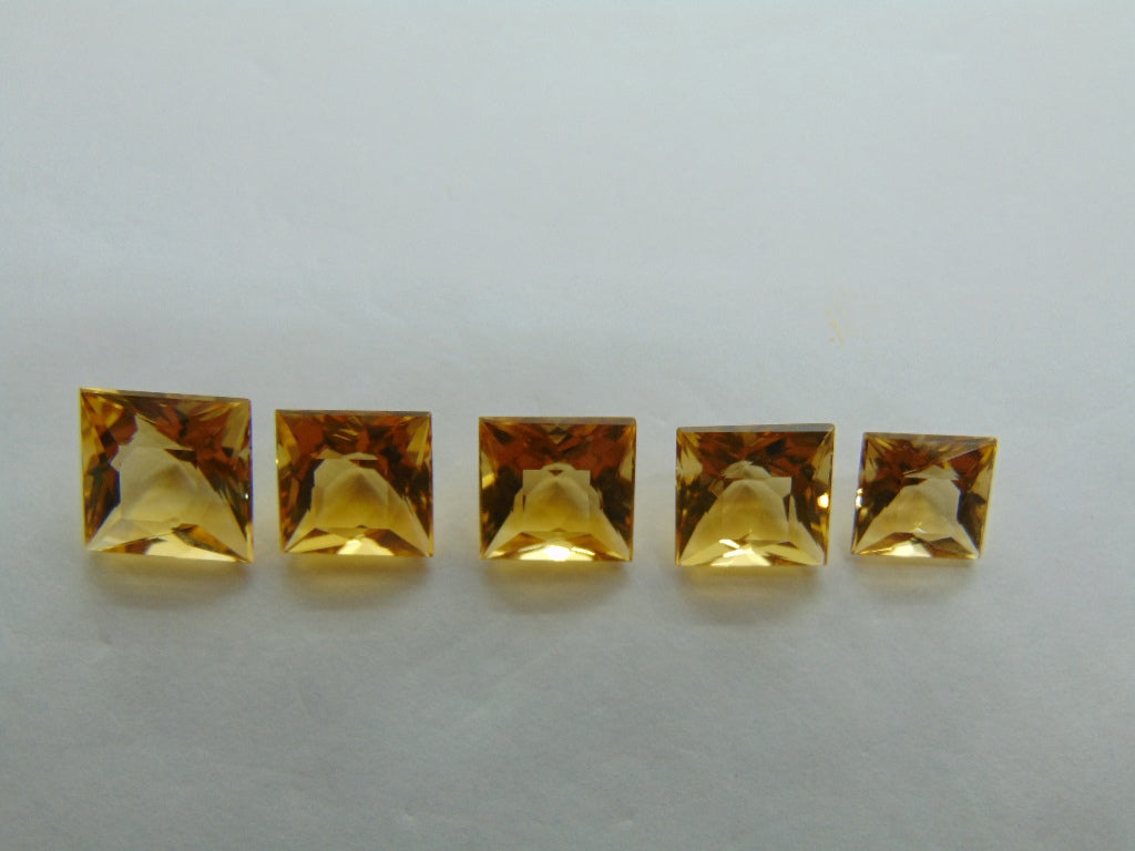 9.30ct Citrine Calibrated 6mm 8mm