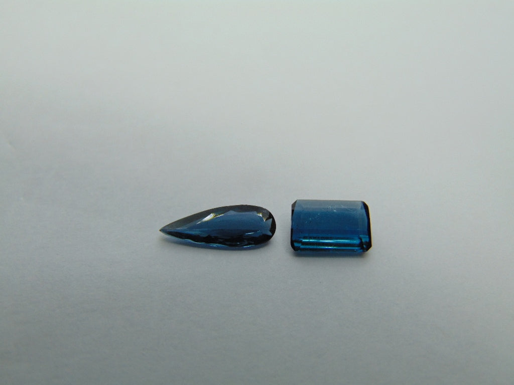 Turmalina 1,80ct 12x4mm 8x5mm