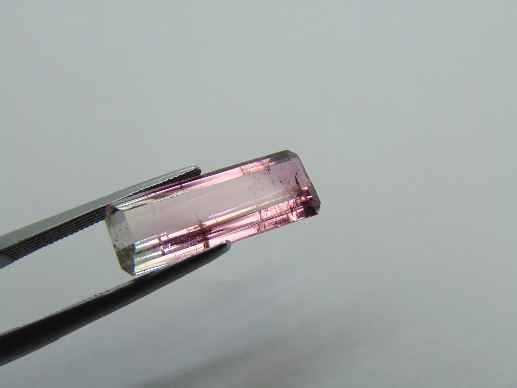 Turmalina Bicolor 4,40ct 17x6mm