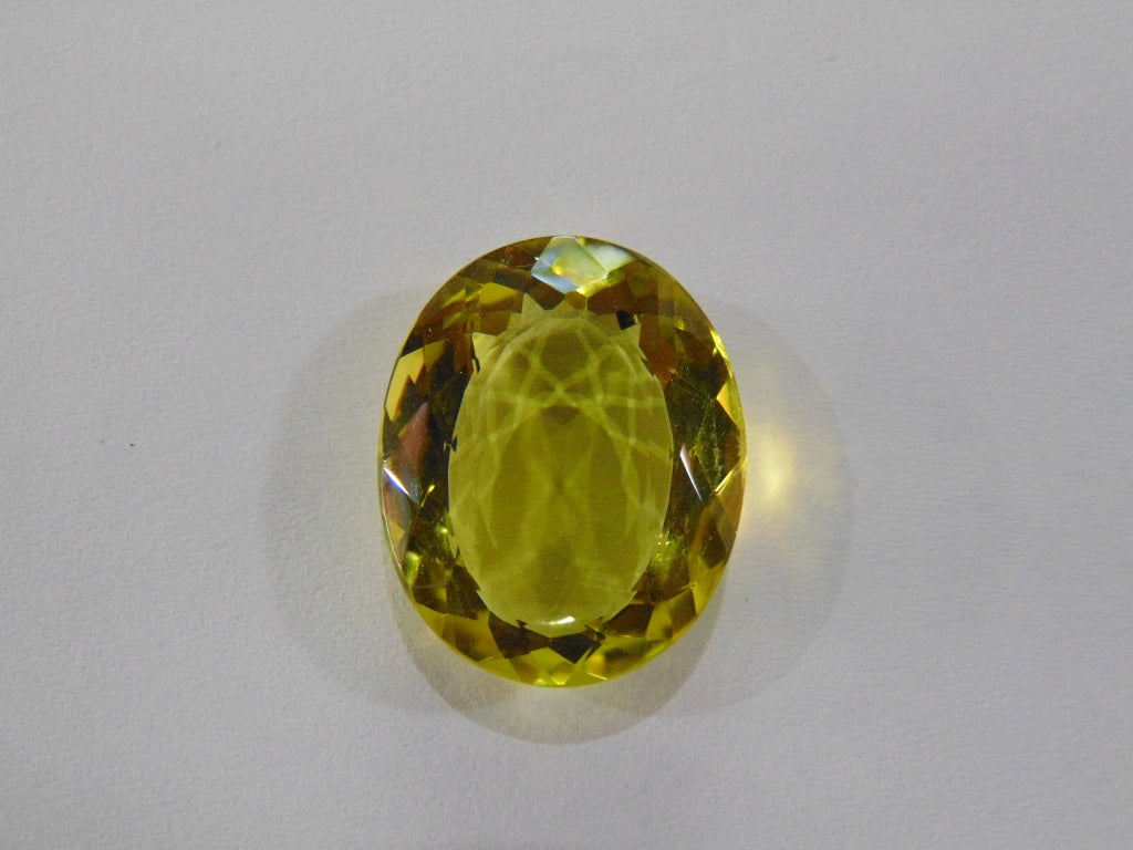 40.60ct Green Gold 27x22mm