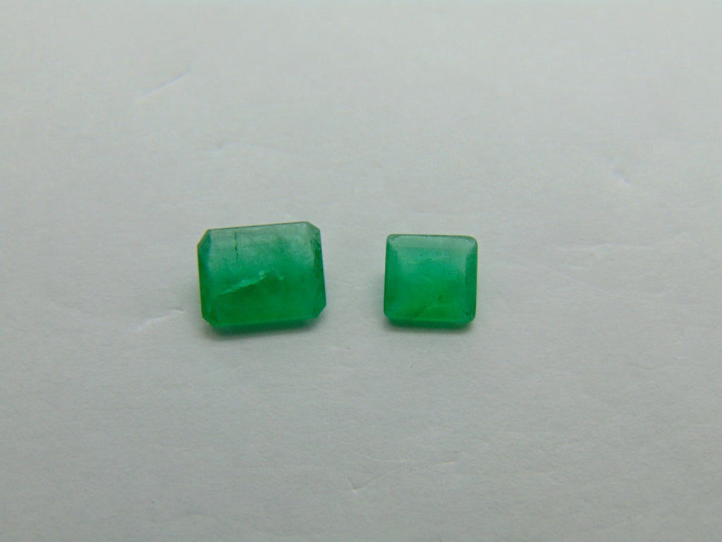 2.04ct Emerald 8x6mm 6mm