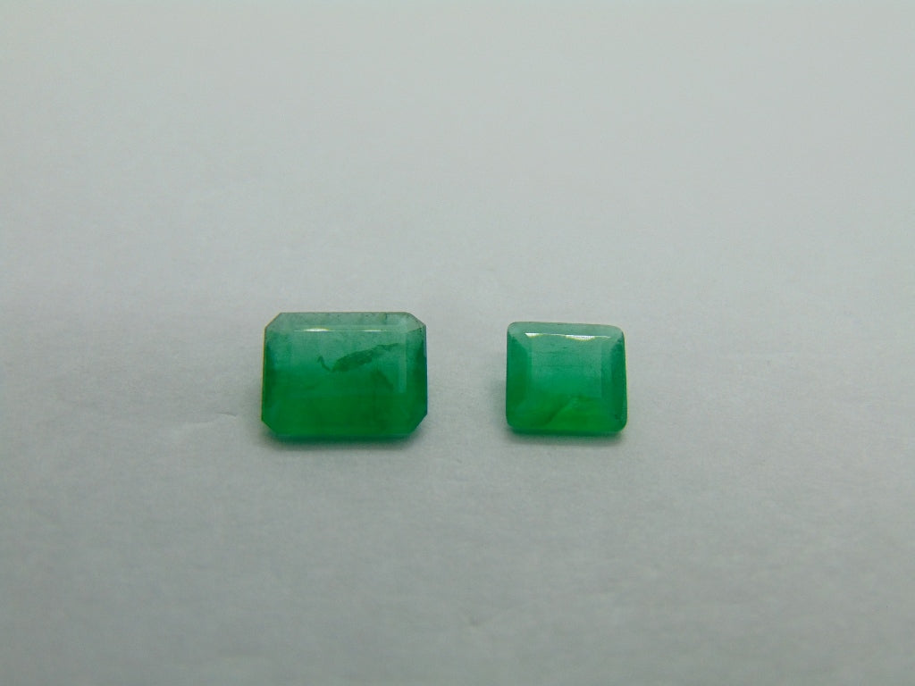 2.04ct Emerald 8x6mm 6mm