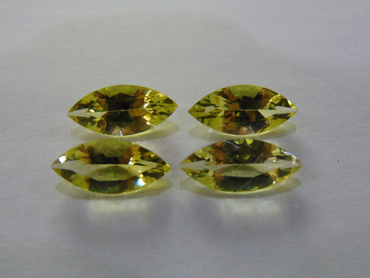 Ouro verde de quartzo 17 quilates calibrado
