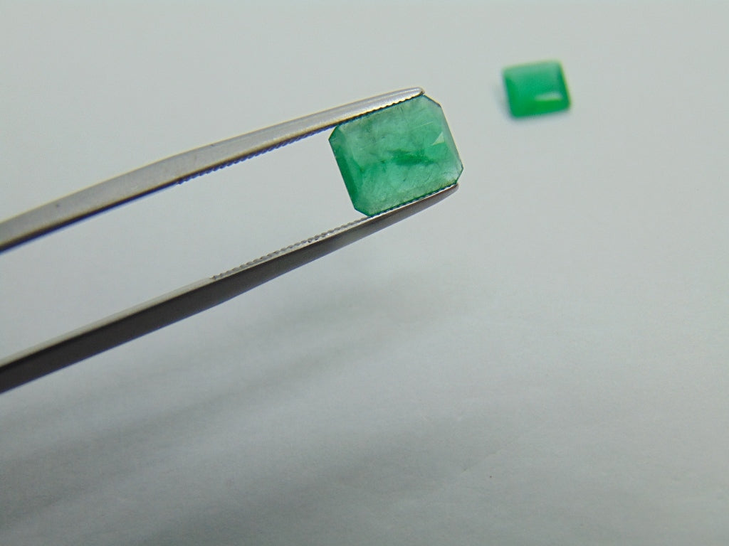 2.04ct Emerald 8x6mm 6mm