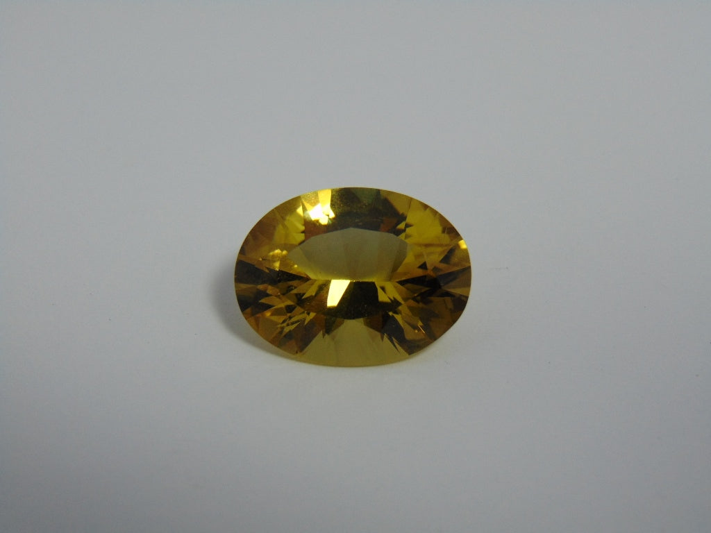 Quartzo de 15,30 quilates (ouro verde)