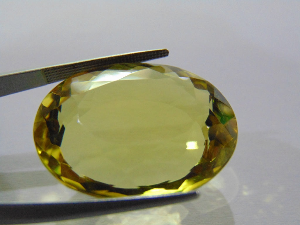 40.60ct Green Gold 27x22mm