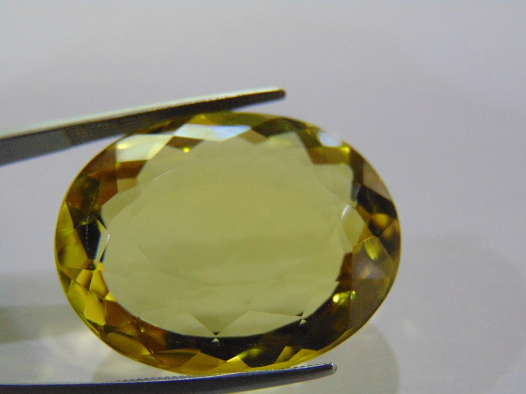 40.60ct Green Gold 27x22mm