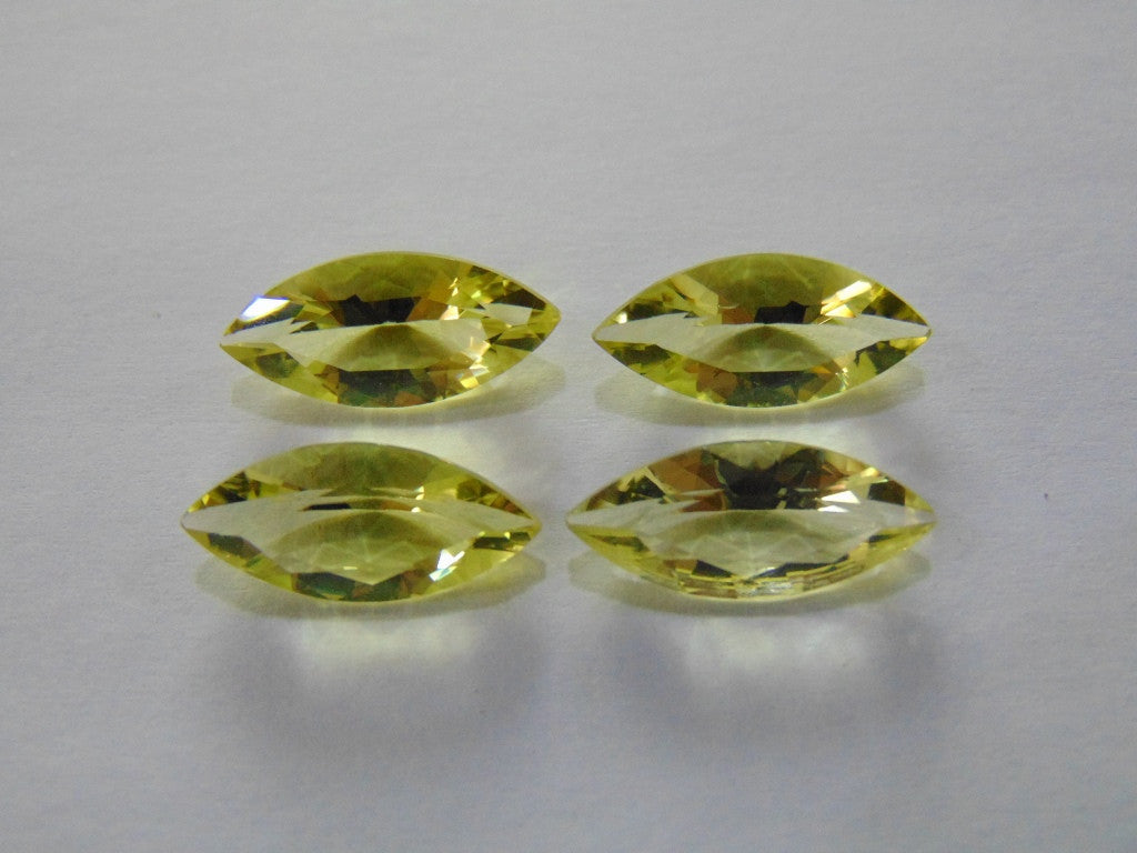 Ouro verde de quartzo 17 quilates calibrado