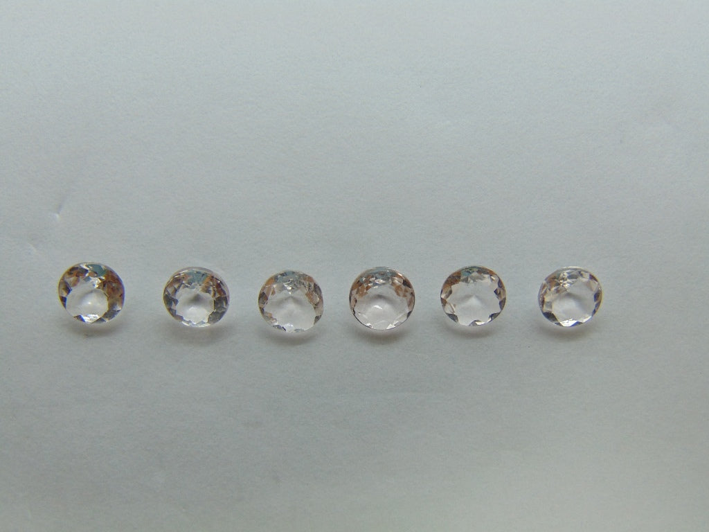 Morganita 2,60 ct calibrada 5 mm