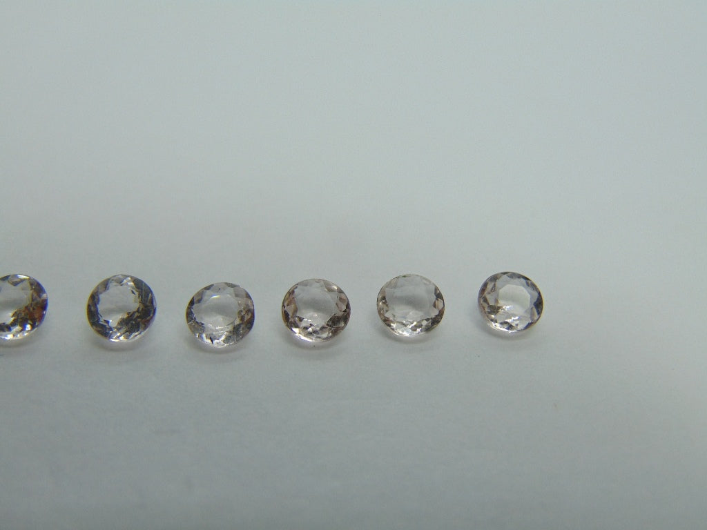 Morganita 2,60 ct calibrada 5 mm