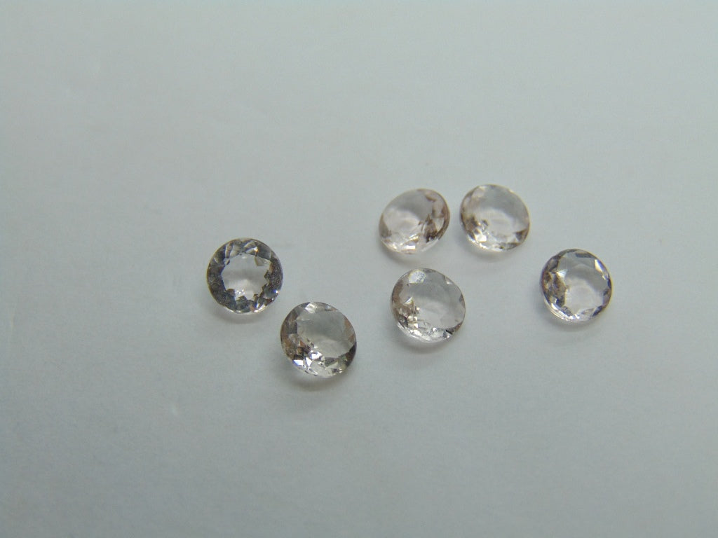 Morganita 2,60 ct calibrada 5 mm