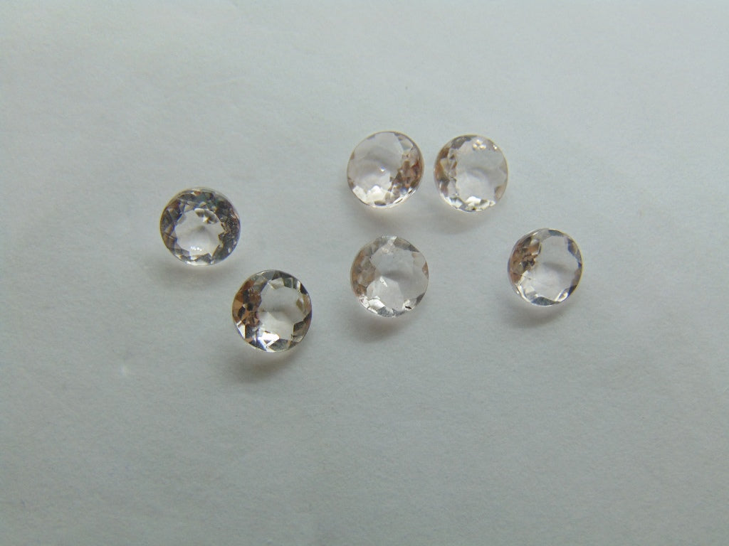 Morganita 2,60 ct calibrada 5 mm