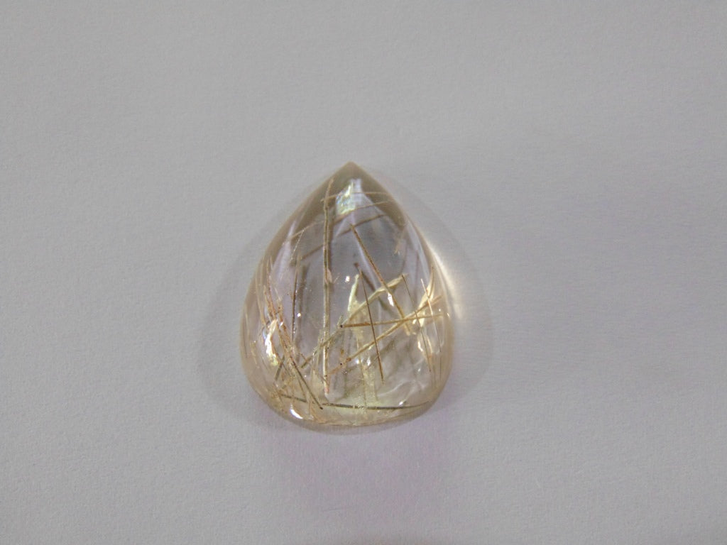 Inclusão de quartzo 35,70ct 27x21mm