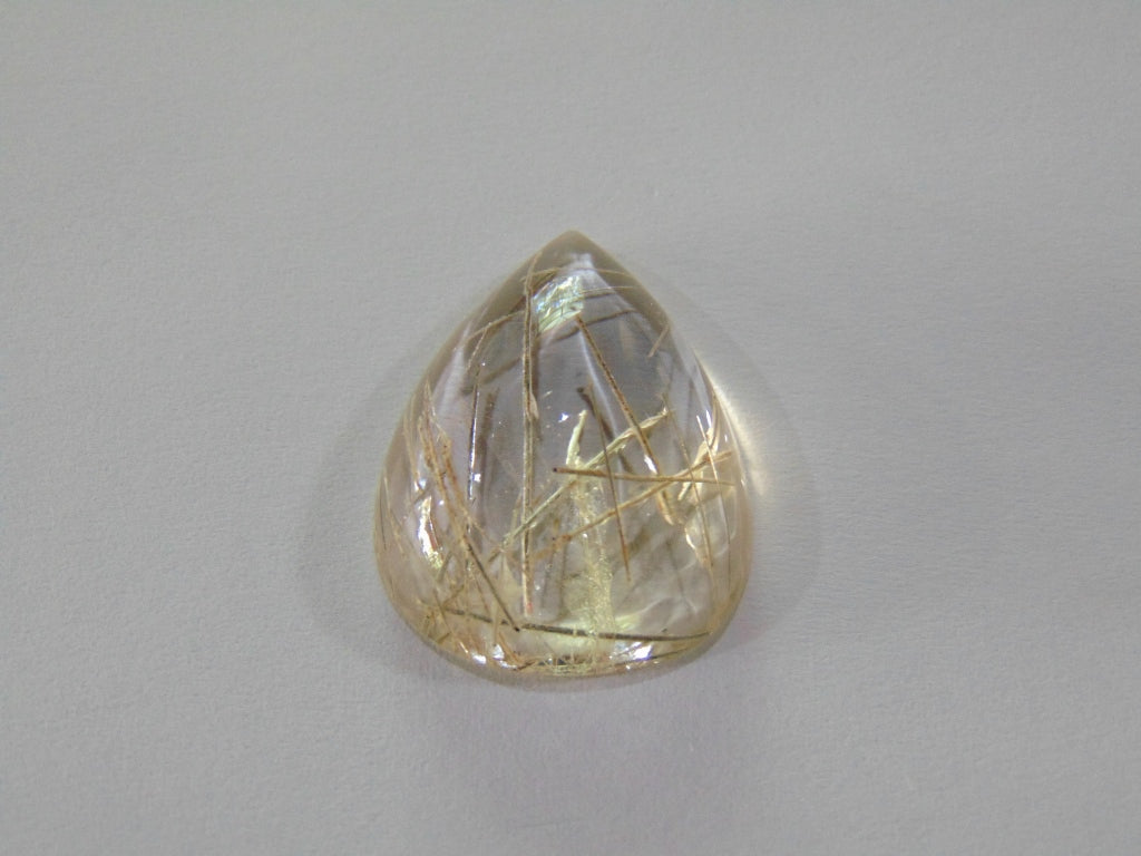 Inclusão de quartzo 35,70ct 27x21mm