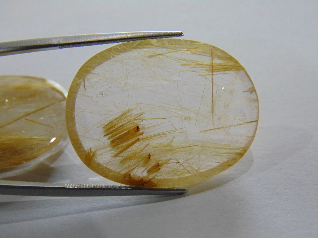 58.20ct Rutile Pair 31x23mm