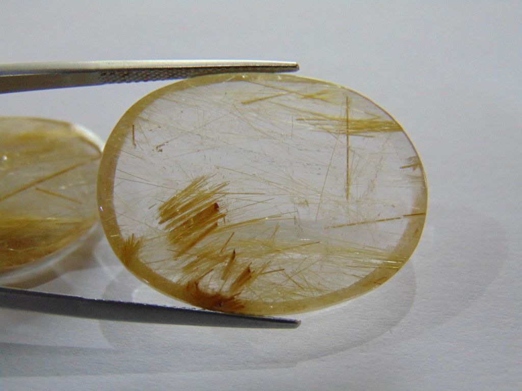 58.20ct Rutile Pair 31x23mm