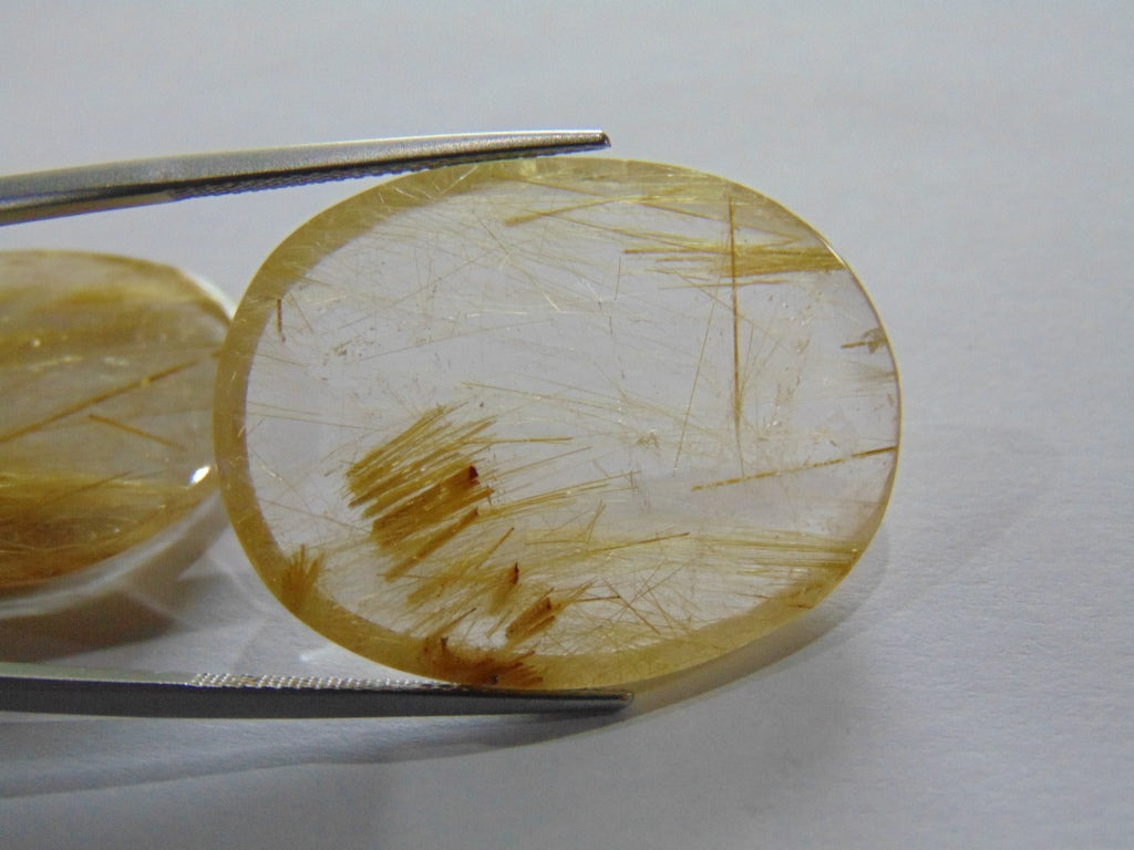 58.20ct Rutile Pair 31x23mm