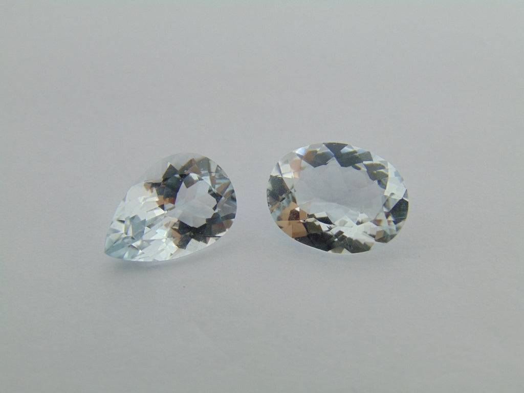 10,70 ct Aquamarine 13x10mm 13x9mm