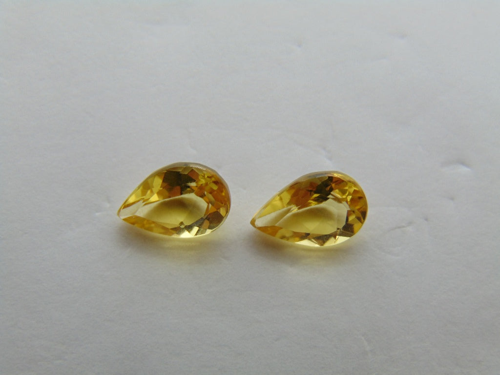 2.30ct Beryl Pair 9x6mm