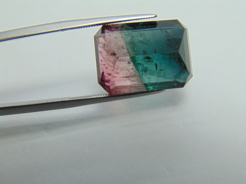 18,05ct Turmalina Bicolor 18x13mm