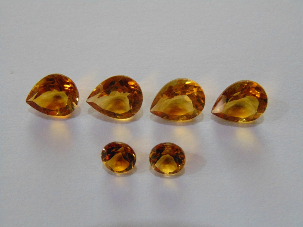 9,90 ct Citrino (conjunto)