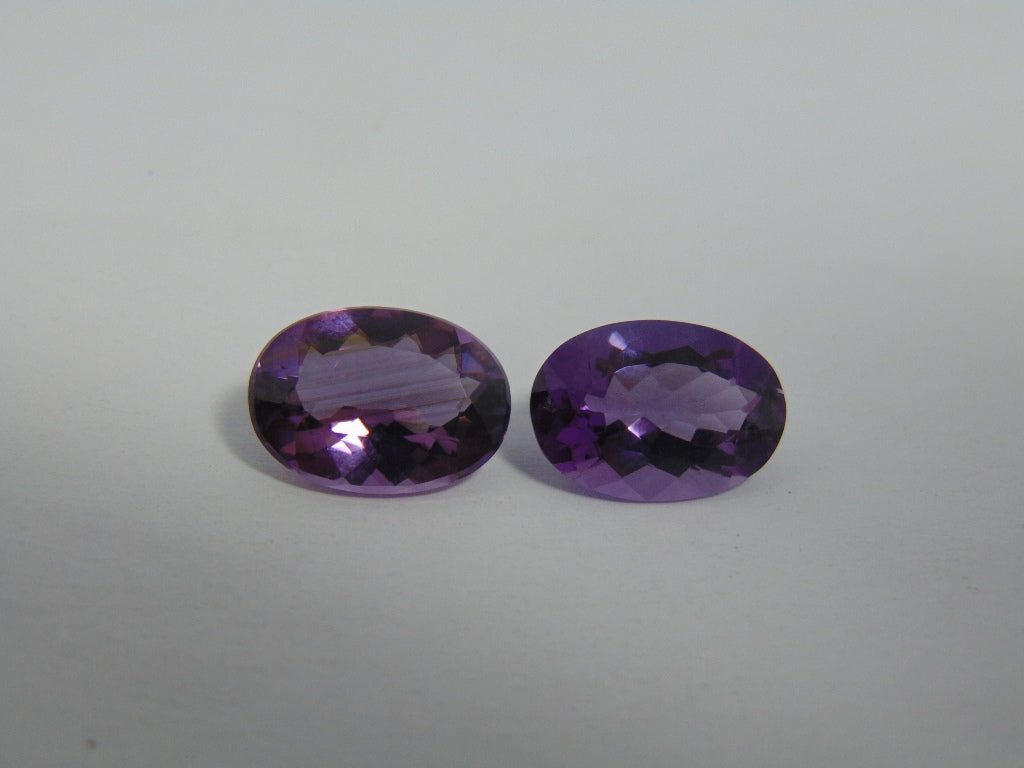 10ct Amethyst Calibrated 14x10mm