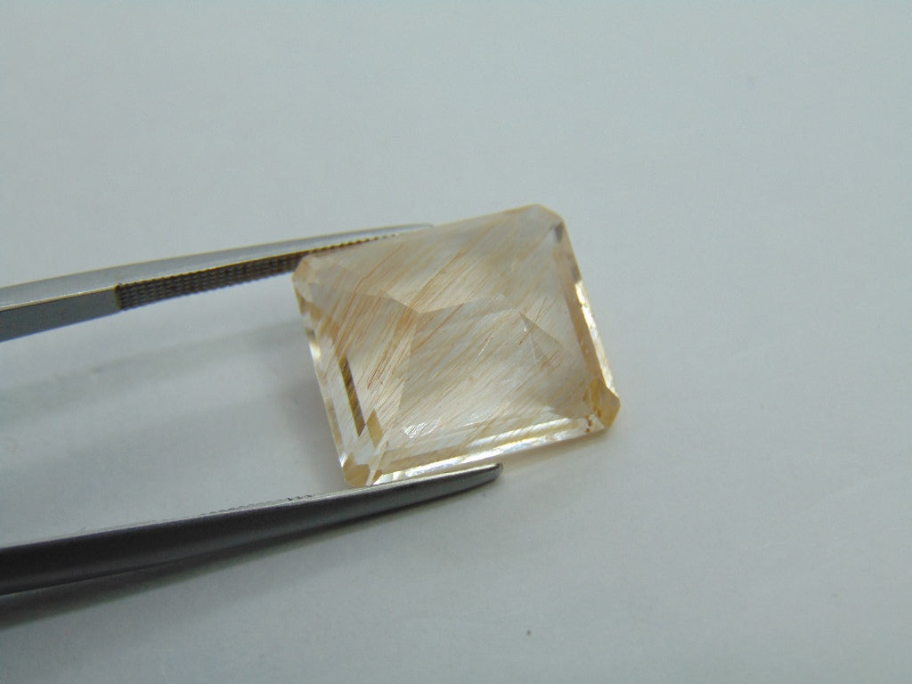 Topázio 16,70 ct com inclusão 15x13mm