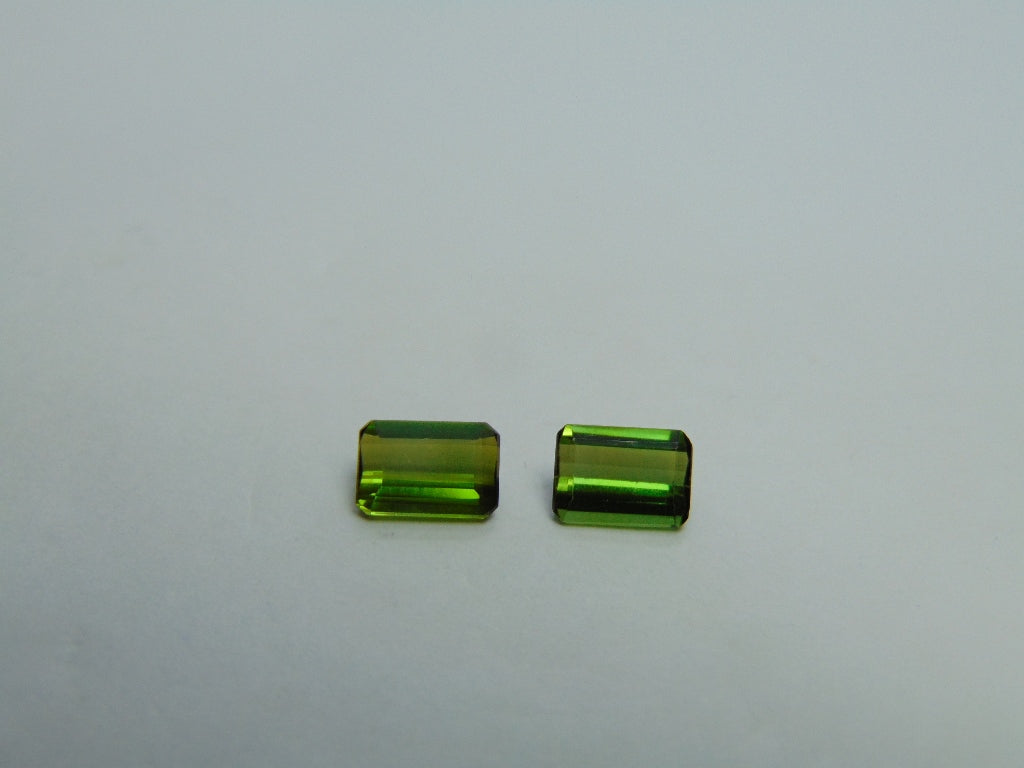 Par Turmalina 2,60ct 8x5mm