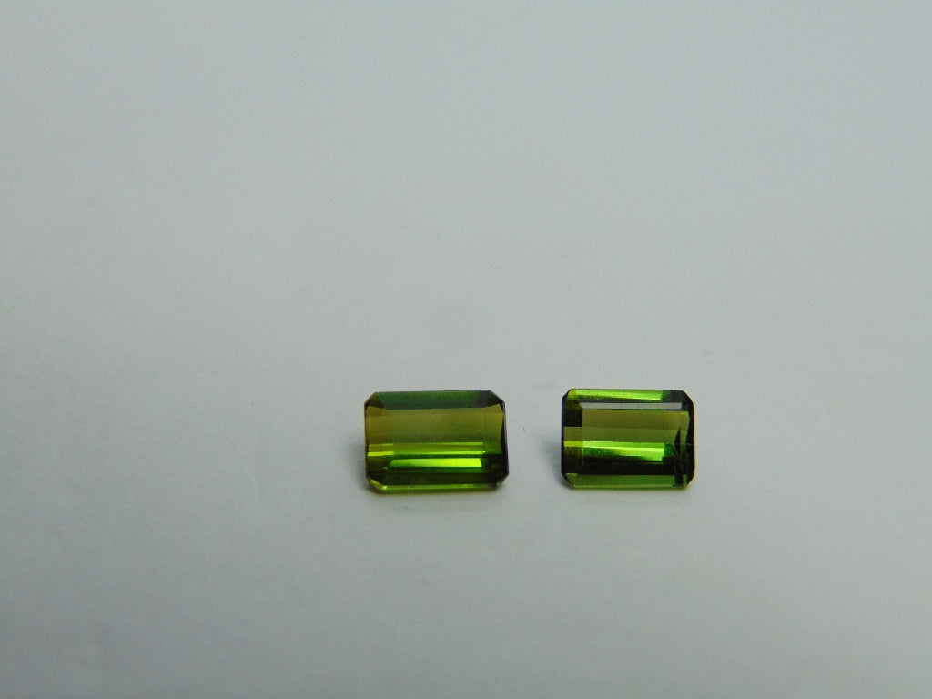 Par Turmalina 2,60ct 8x5mm