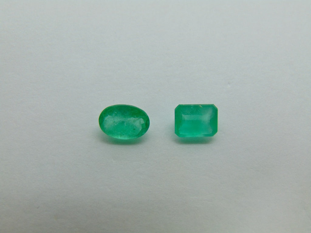 1.60ct Emerald 7x5mm 6x5mm