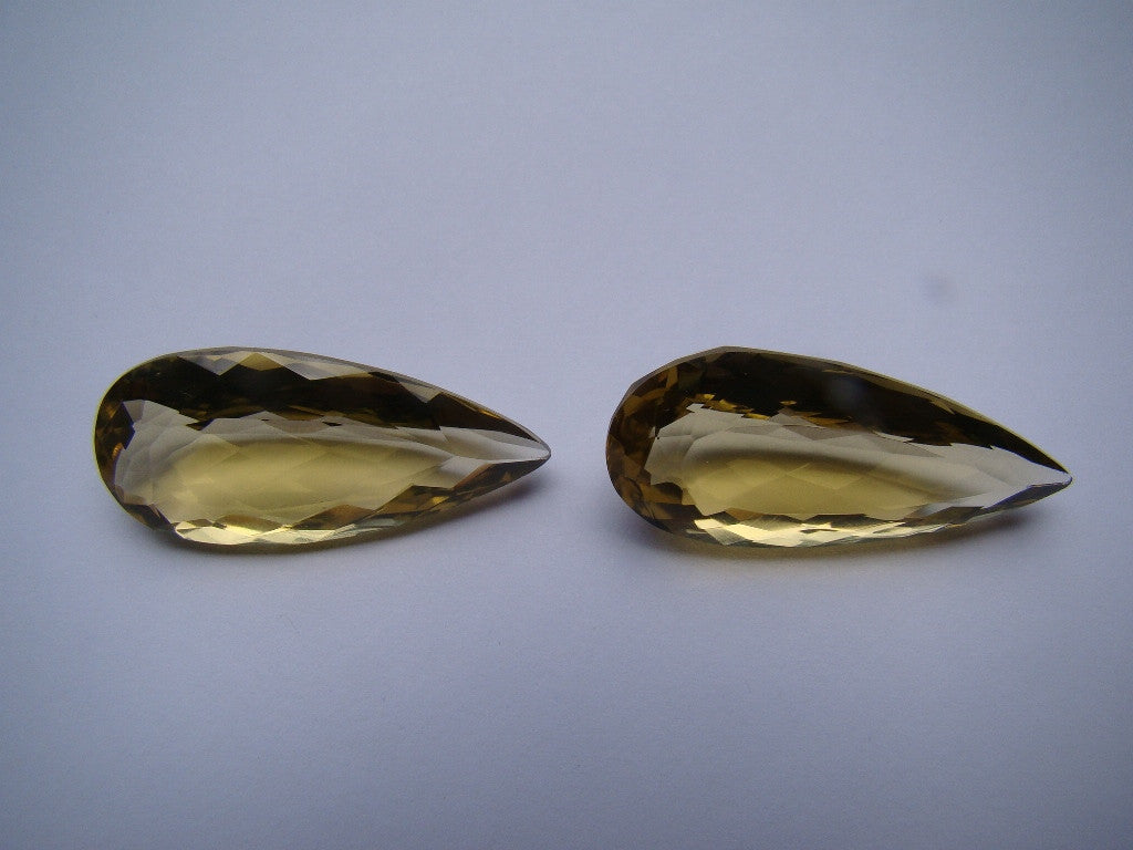 42.50ct Green Gold Pair 31x14mm